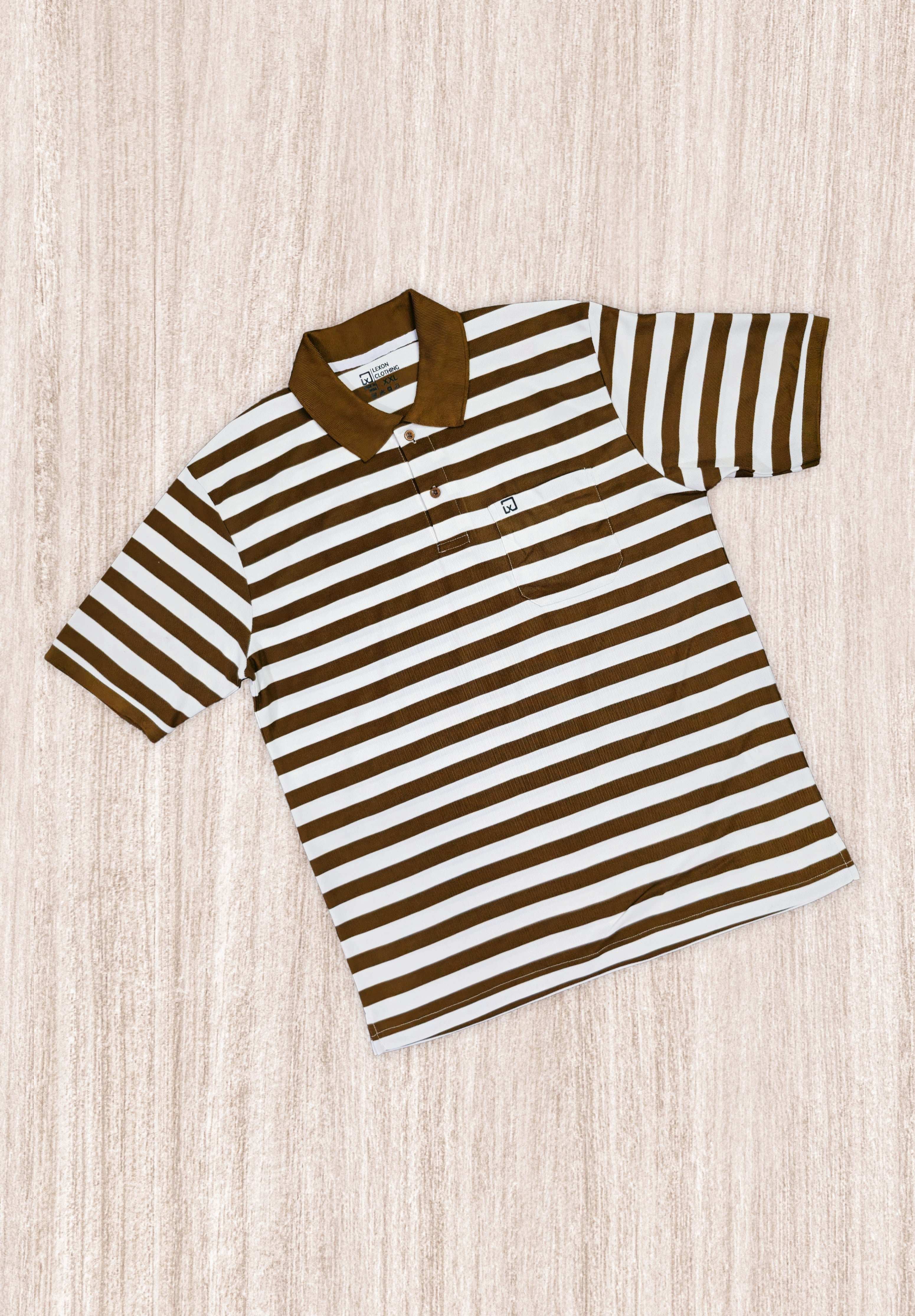 Lexon Honeycomb Striper Half-Sleeves T-shirt