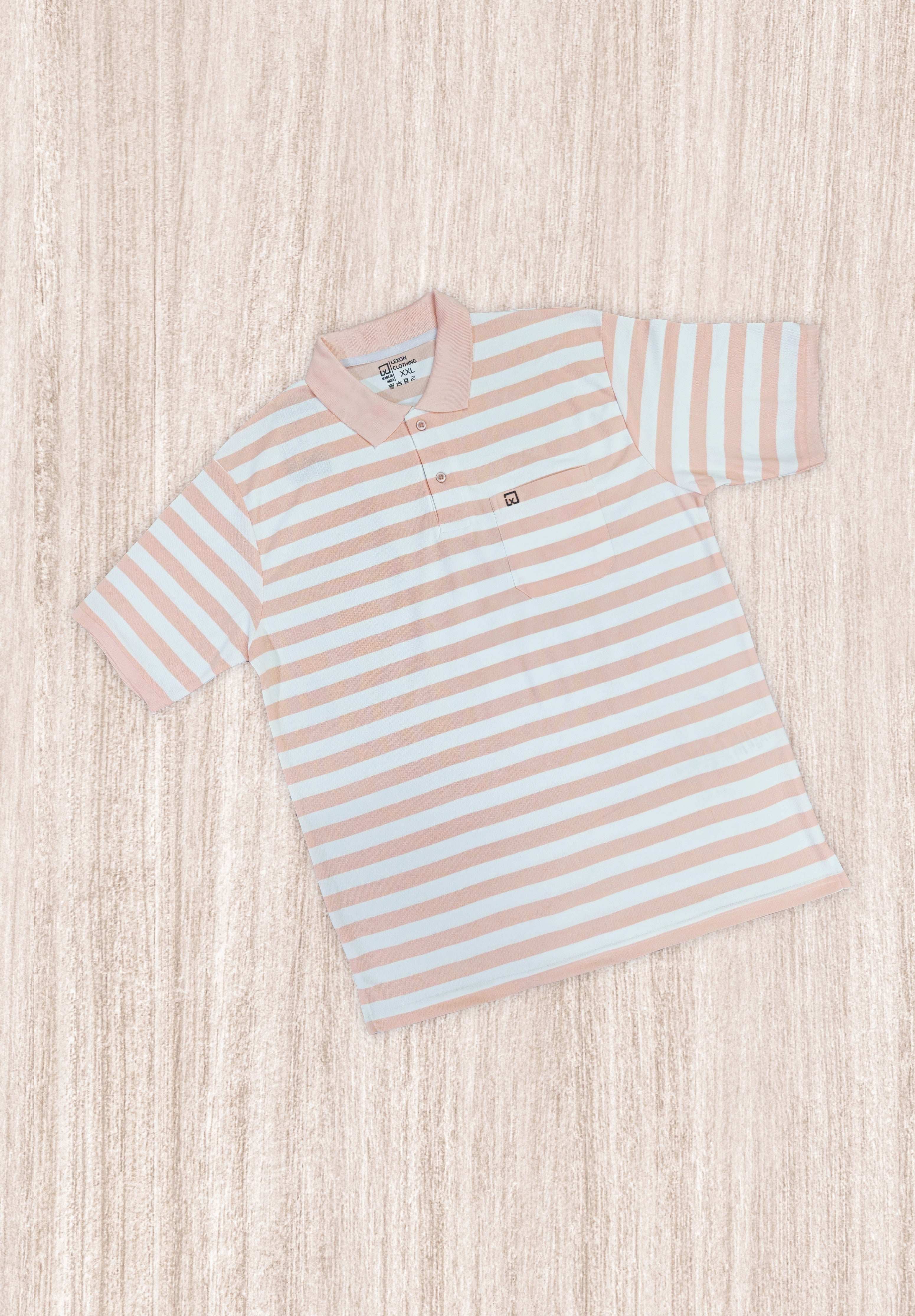 Lexon Honeycomb Striper Half-Sleeves T-shirt