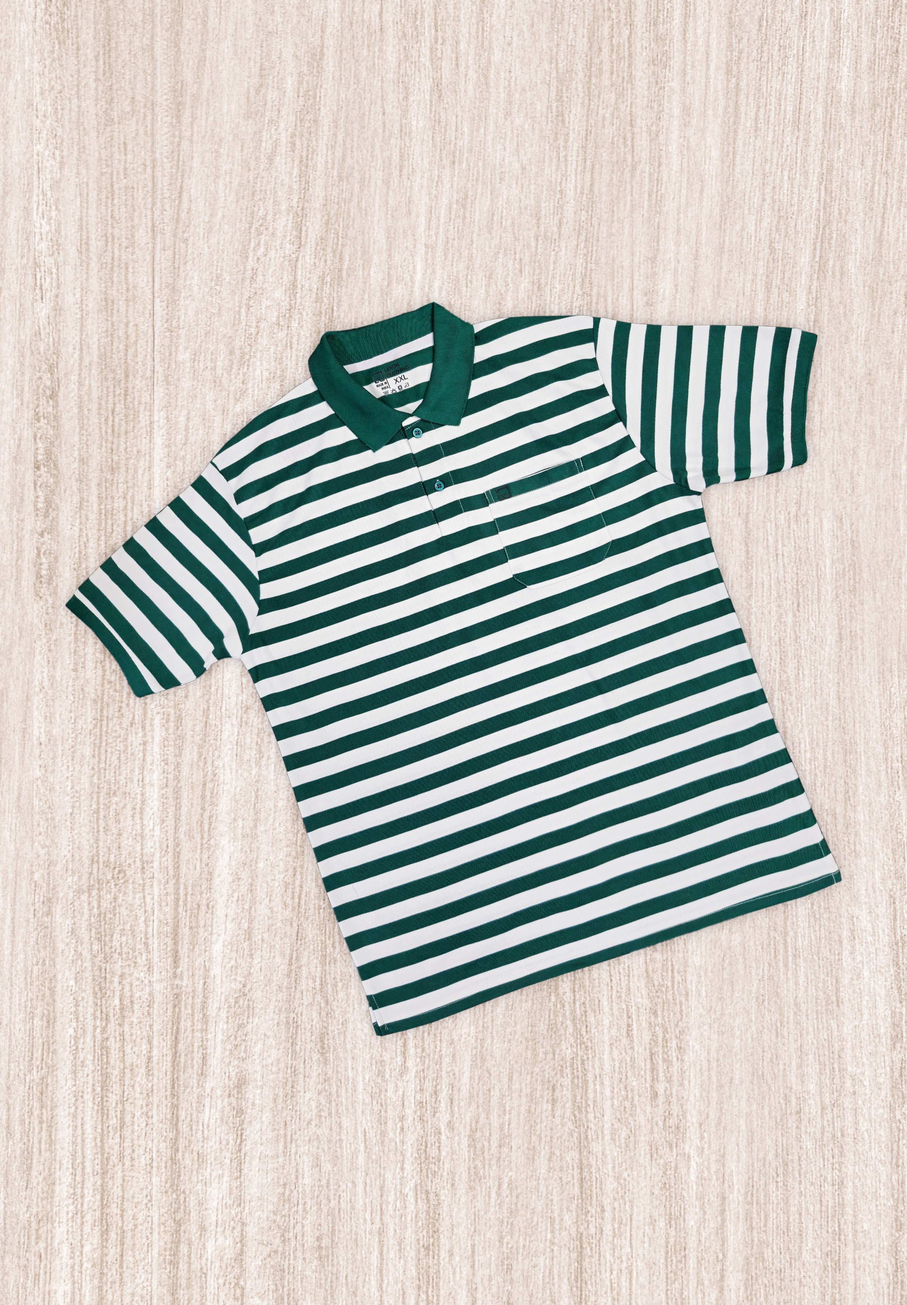 Lexon Honeycomb Striper Half-Sleeves T-shirt