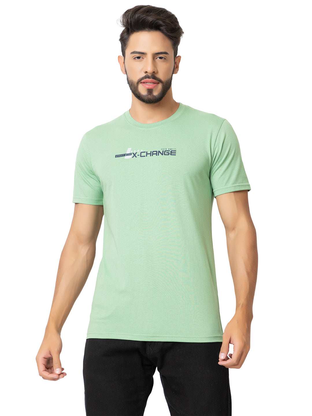 Lexon | Pc Cotton | Round Neck | Half Sleeve | T-shirt For Men