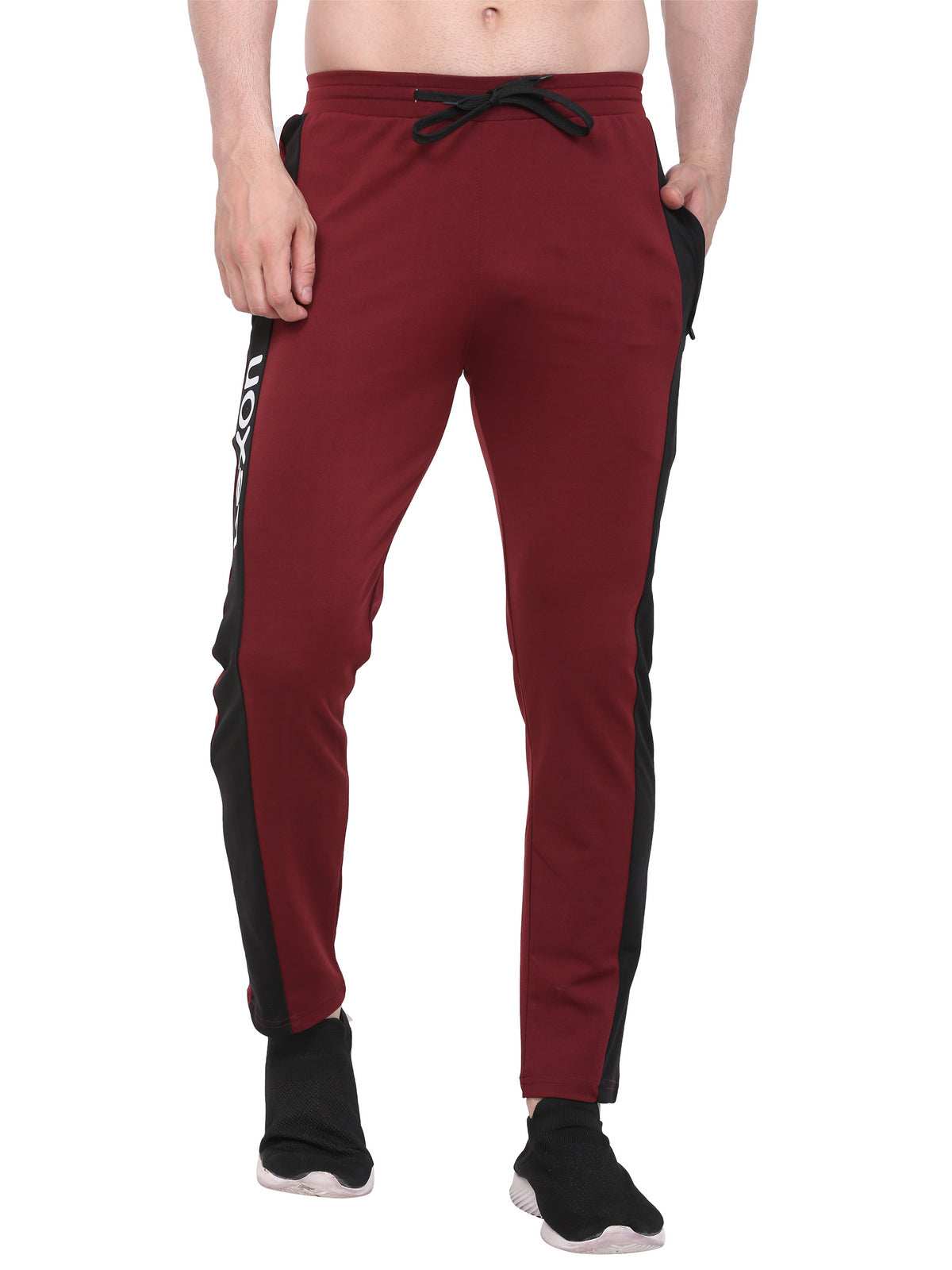 Lexon | Lycra Stretchable | Regular Fit | Stripe | Joggers Track Pant For Men