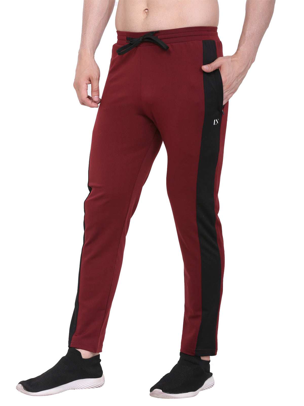 Lexon | Lycra Stretchable | Regular Fit | Stripe | Joggers Track Pant For Men