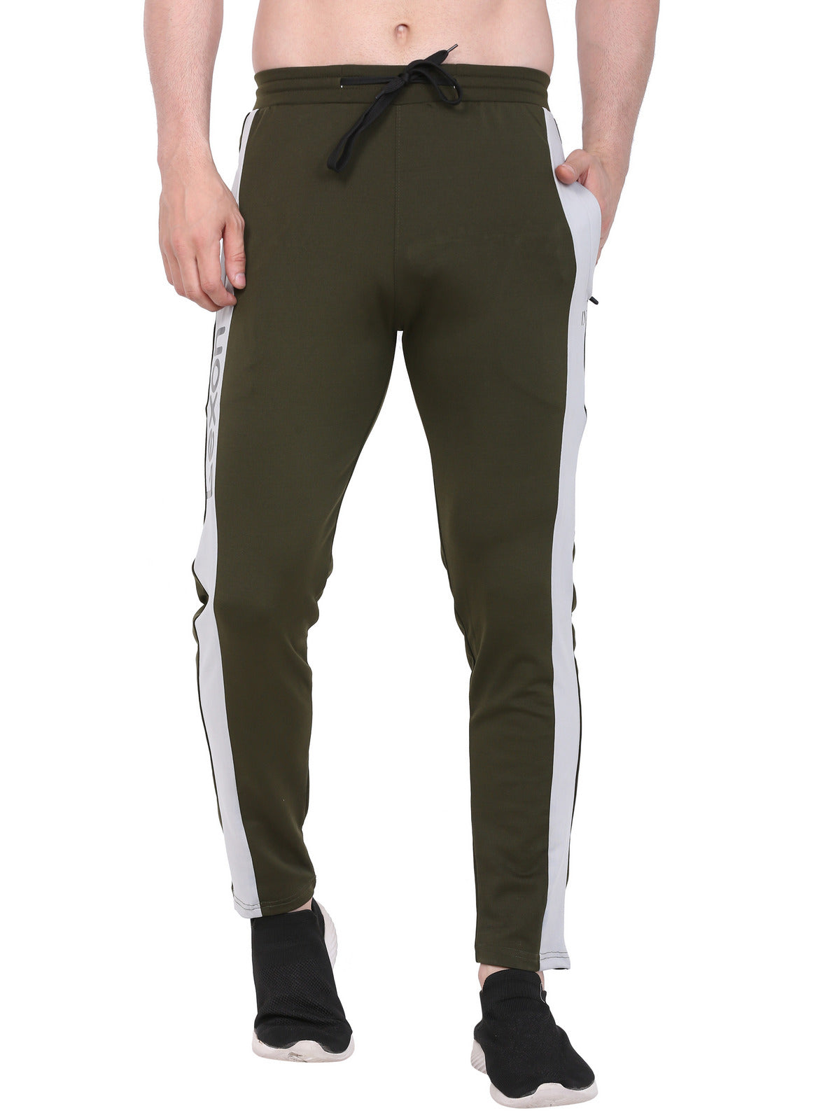 Solid Black Men's Plus Size 4way Lycra Joggers Track Pant, Daily Wear at Rs  275/piece in Gandhinagar