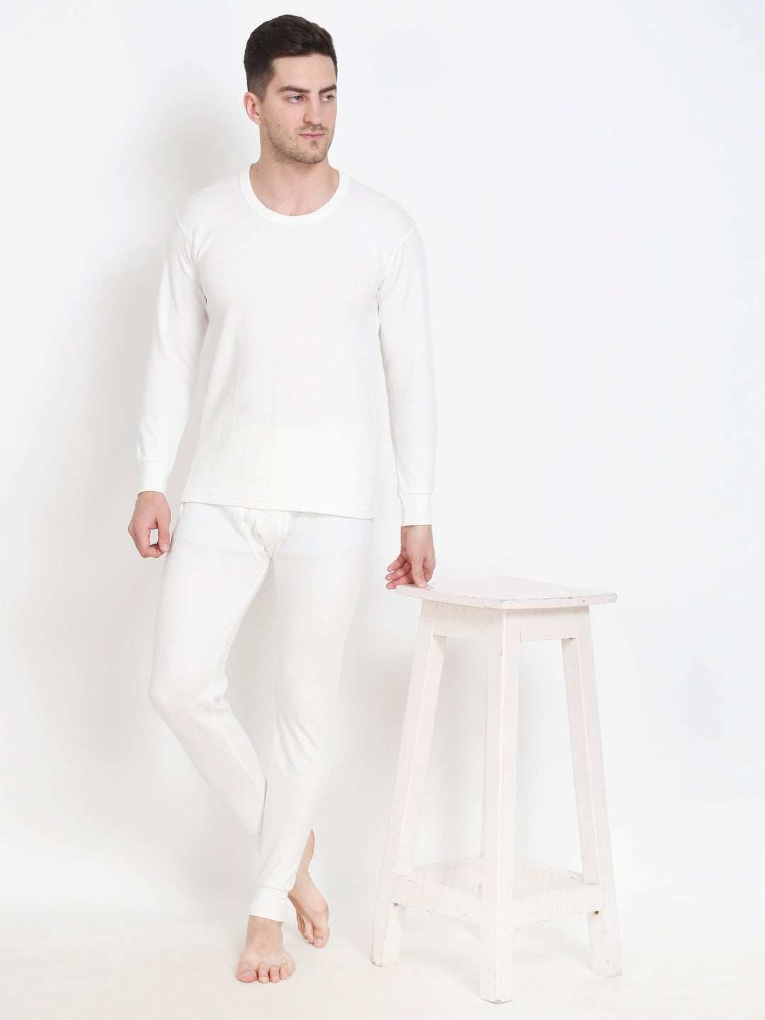Touch Wool Men's Quilted Thermal Inflame Combo (Upper+Lower)