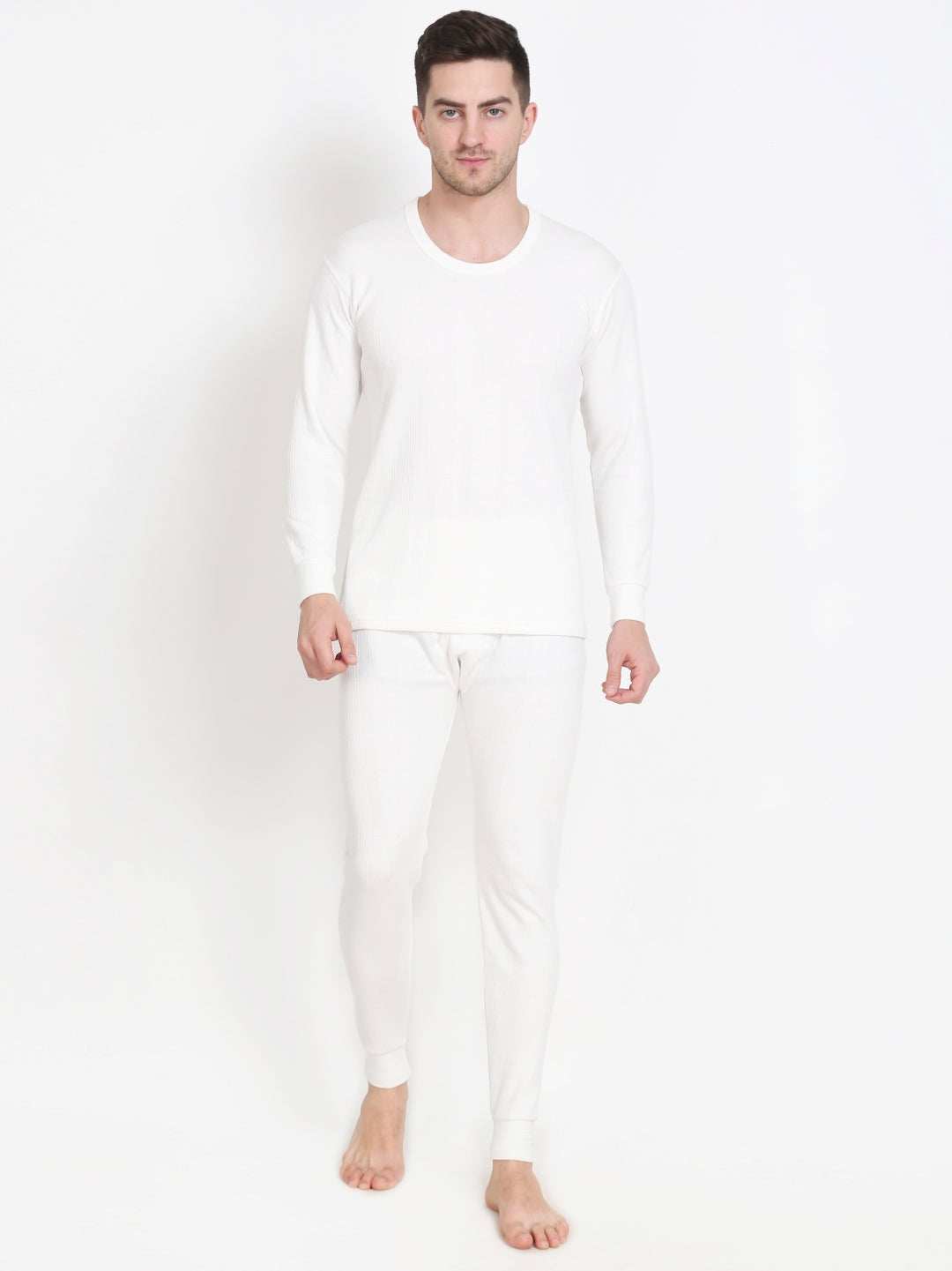 Touch Wool Men's Quilted Thermal Inflame Combo (Upper+Lower)